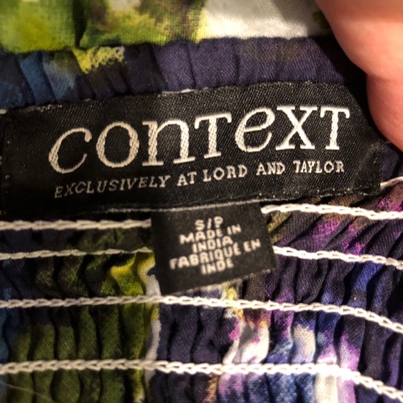 Context by Lord & Taylor Colorful Circle Skirt or Dress - Picture 6 of 6